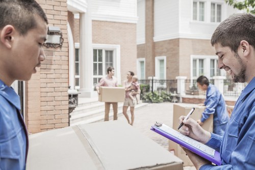 Removal team planning a move in Knightsbridge near elegant apartment buildings