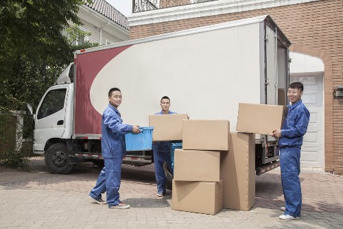 Low-carbon van used for eco-friendly removals in Knightsbridge