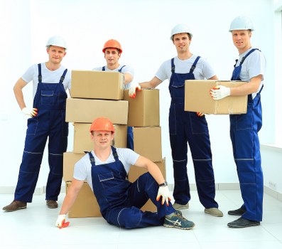 Local removals team planning a move in Knightsbridge street