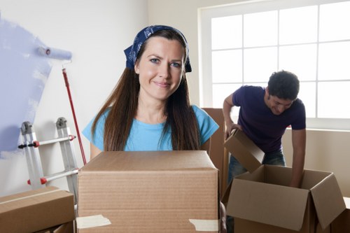 Careful furniture handling during a Knightsbridge delivery