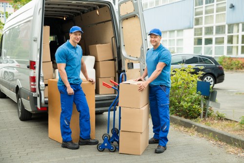 Careful furniture loading for a Knightsbridge home move with access considerations