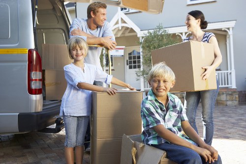 Man and van helping with a flat move in Knightsbridge